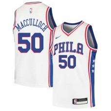 Philadelphia 76ers #50 Todd MacCulloch Jersey -White