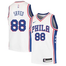 Philadelphia 76ers #88 Alexey Shved Jersey -White