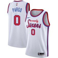 Philadelphia 76ers #0 Jeremy Pargo Jersey -White Classic