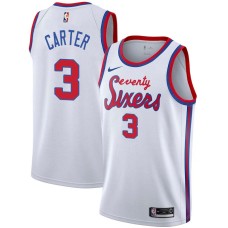 Philadelphia 76ers #3 Fred Carter Jersey -White Classic