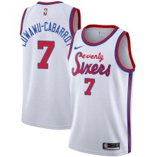 Philadelphia 76ers #7 Timothe Luwawu-Cabarrot Jersey -White Classic