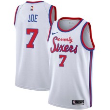 Philadelphia 76ers #7 Isaiah Joe Jersey -White Classic