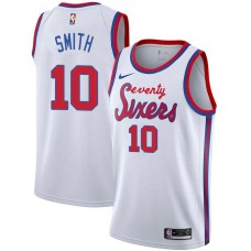 Philadelphia 76ers #10 Don Smith Jersey -White Classic