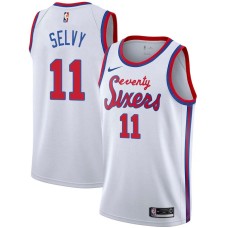 Philadelphia 76ers #11 Frank Selvy Jersey -White Classic