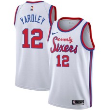 Philadelphia 76ers #12 George Yardley Jersey -White Classic