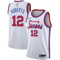 Philadelphia 76ers #12 Joe Roberts Jersey -White Classic