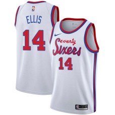 Philadelphia 76ers #14 Leroy Ellis Jersey -White Classic