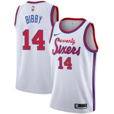 Philadelphia 76ers #14 Henry Bibby Jersey -White Classic