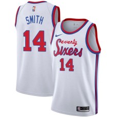 Philadelphia 76ers #14 Jason Smith Jersey -White Classic