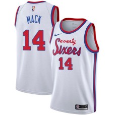 Philadelphia 76ers #14 Shelvin Mack Jersey -White Classic