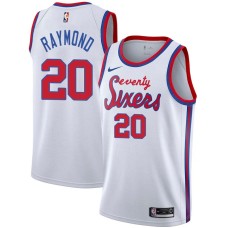 Philadelphia 76ers #20 Craig Raymond Jersey -White Classic