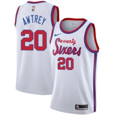 Philadelphia 76ers #20 Dennis Awtrey Jersey -White Classic