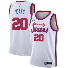 Philadelphia 76ers #20 Georges Niang Jersey -White Classic