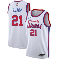 Philadelphia 76ers #21 Archie Clark Jersey -White Classic