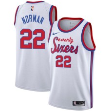 Philadelphia 76ers #22 Connie Norman Jersey -White Classic