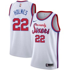 Philadelphia 76ers #22 Richaun Holmes Jersey -White Classic