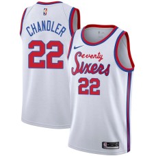 Philadelphia 76ers #22 Wilson Chandler Jersey -White Classic