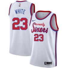 Philadelphia 76ers #23 Hubie White Jersey -White Classic