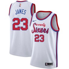 Philadelphia 76ers #23 Tim James Jersey -White Classic