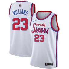 Philadelphia 76ers #23 Lou Williams Jersey -White Classic