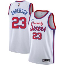 Philadelphia 76ers #23 Justin Anderson Jersey -White Classic