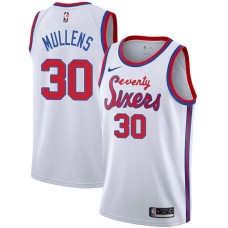 Philadelphia 76ers #30 Byron Mullens Jersey -White Classic