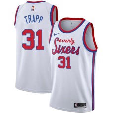 Philadelphia 76ers #31 John Trapp Jersey -White Classic