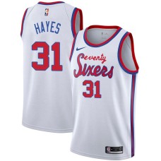 Philadelphia 76ers #31 Steve Hayes Jersey -White Classic