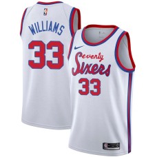 Philadelphia 76ers #33 Sam Williams Jersey -White Classic