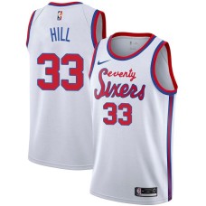 Philadelphia 76ers #33 George Hill Jersey -White Classic