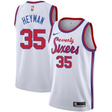 Philadelphia 76ers #35 Art Heyman Jersey -White Classic