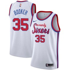 Philadelphia 76ers #35 Trevor Booker Jersey -White Classic