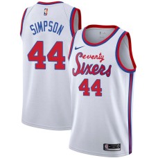 Philadelphia 76ers #44 Ralph Simpson Jersey -White Classic