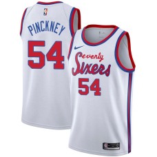 Philadelphia 76ers #54 Ed Pinckney Jersey -White Classic