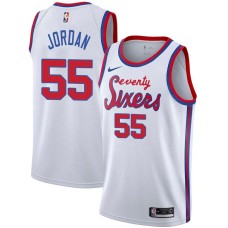 Philadelphia 76ers #55 Thomas Jordan Jersey -White Classic