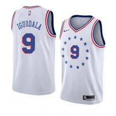 Philadelphia 76ers #9 Andre Iguodala Jersey -White Earned