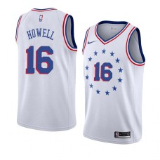 Philadelphia 76ers #16 Bailey Howell Jersey -White Earned