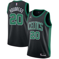 Boston Celtics #20 Bob Houbregs Jersey -Black