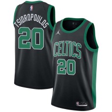 Boston Celtics #20 Lou Tsioropoulos Jersey -Black