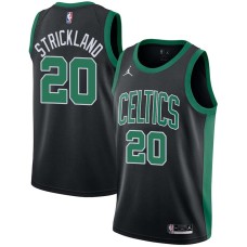 Boston Celtics #20 Erick Strickland Jersey -Black