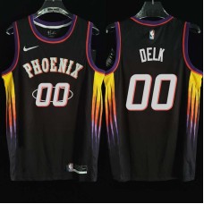 Phoenix Suns #00 Tony Delk Jersey -2022 Black City