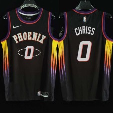 Phoenix Suns #0 Marquese Chriss Jersey -2022 Black City