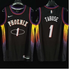 Phoenix Suns #1 Yuta Tabuse Jersey -2022 Black City