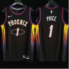 Phoenix Suns #1 AJ Price Jersey -2022 Black City