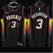 Phoenix Suns #3 Quentin Richardson Jersey -2022 Black City