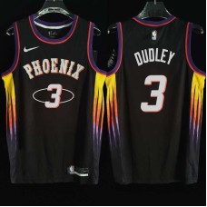 Phoenix Suns #3 Jared Dudley Jersey -2022 Black City