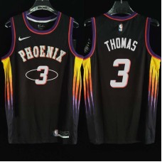 Phoenix Suns #3 Isaiah Thomas Jersey -2022 Black City