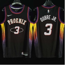 Phoenix Suns #3 Kelly Oubre Jr Jersey -2022 Black City