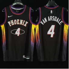 Phoenix Suns #4 Tom Van Arsdale Jersey -2022 Black City