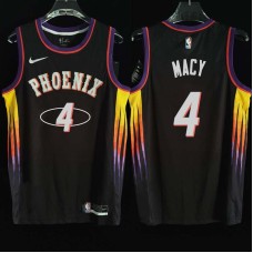 Phoenix Suns #4 Kyle Macy Jersey -2022 Black City